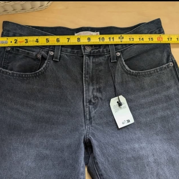 NWT LEVI'S Middy Ankle Bootcut Women Jeans Size 30 Black Color - Picture 6 of 8